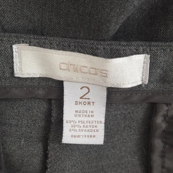 Chico's vintage wide leg flare dress pants - Picture 11 of 12